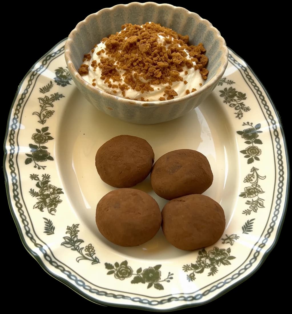 Tiramisu Balls et crème mascarpone, une des recettes maison de la boutique